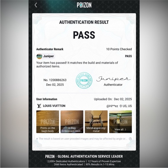 Louis Vuitton Epi St. Cloud PM with COA and Dust bag - Picture 3 of 15